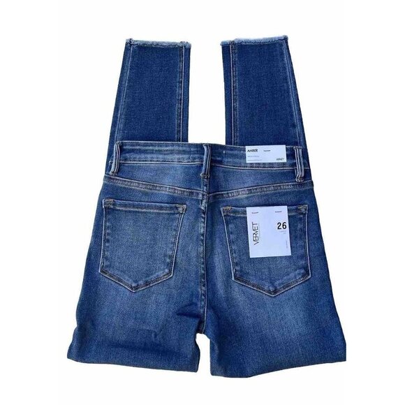 Vervet By Flying Monkey Amber Mid-Rise Skinny Jeans for Women - Size 26 - Picture 14 of 16